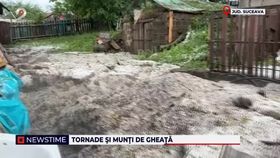 VIDEO Fenomene meteorologice extreme devastează România. Tornadele și munții de gheață șochează oamenii